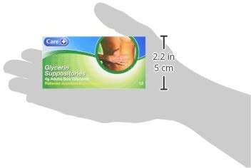 Three Packs of Care Glycerin Suppositories 4g 12s