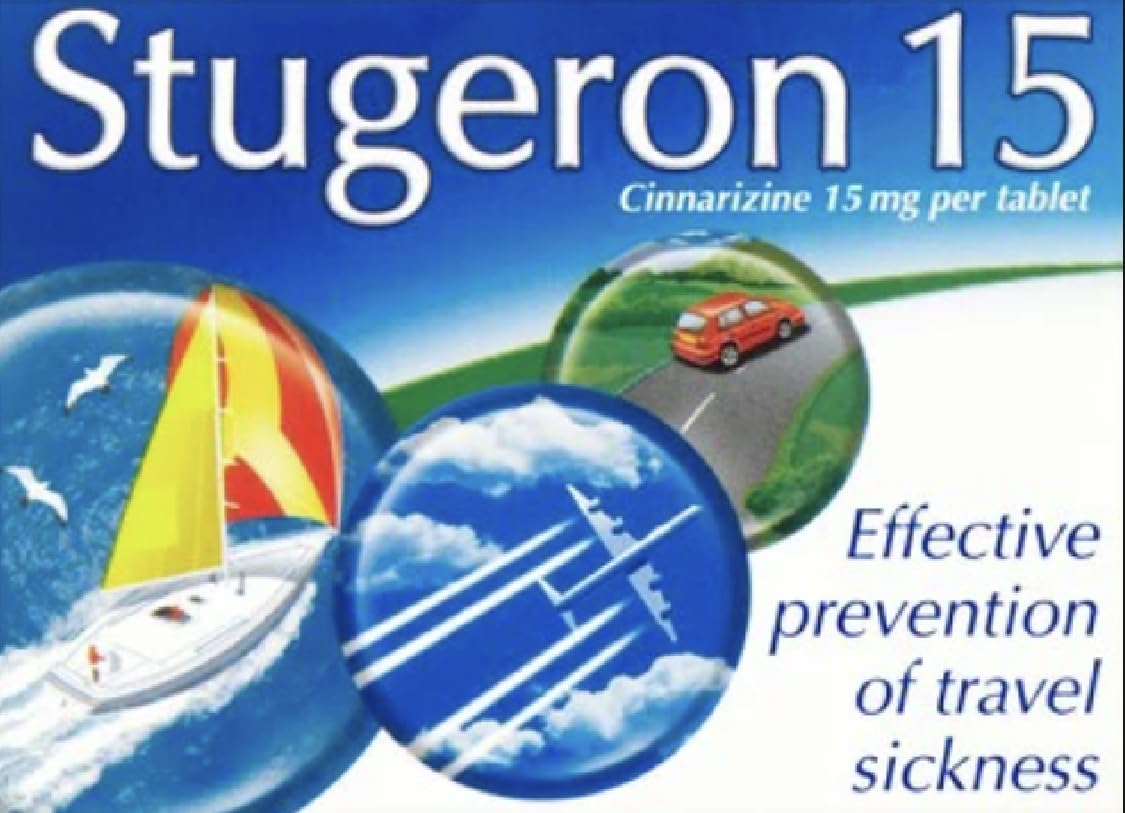 Sturgeron 15 Travel Sickness Relief Tablets – 15 Tablets for Nausea & Motion Discomfort