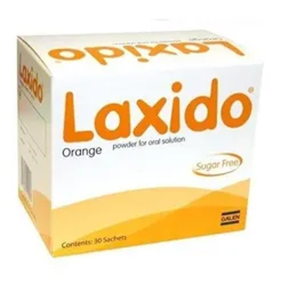 Laxido Orange Powder Sachets (Sugar Free) Pack of 30