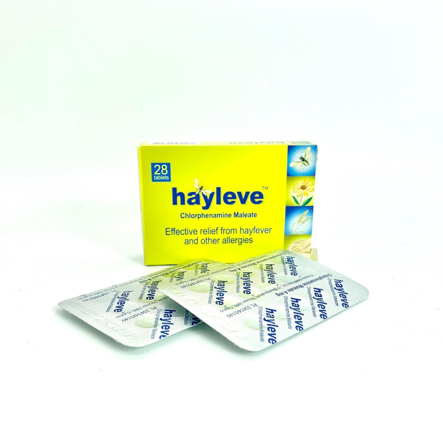 Hayleve Allergy Relief Tablets - Fast Acting Antihistamine for Hayfever, Pet, Dust, and Skin Allergies - Treatment for Itchiness, Redness, Swelling & Irritation - 56 Tablets