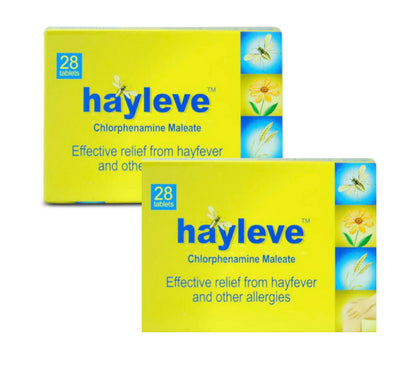 Hayleve Allergy Relief Tablets - Fast Acting Antihistamine for Hayfever, Pet, Dust, and Skin Allergies - Treatment for Itchiness, Redness, Swelling & Irritation - 56 Tablets