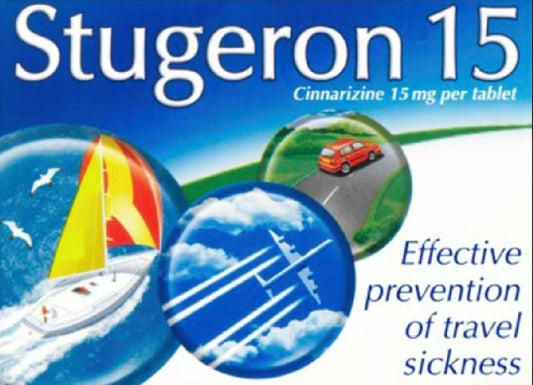 Sturgeron 15 Travel Sickness Relief Tablets – 15 Tablets for Nausea & Motion Discomfort