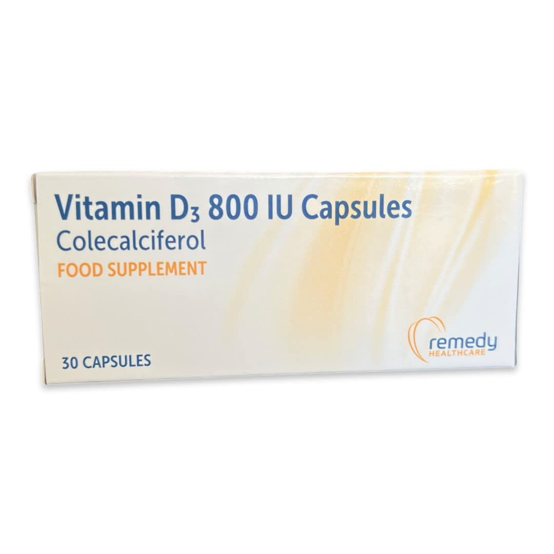 Vitamin D 800IU | Colecalciferol Capsules | 30 Capsules